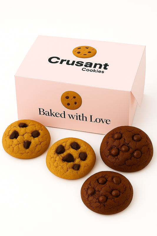 Chocolate chip cookies, Doubel Chocolate cookies (4pec)