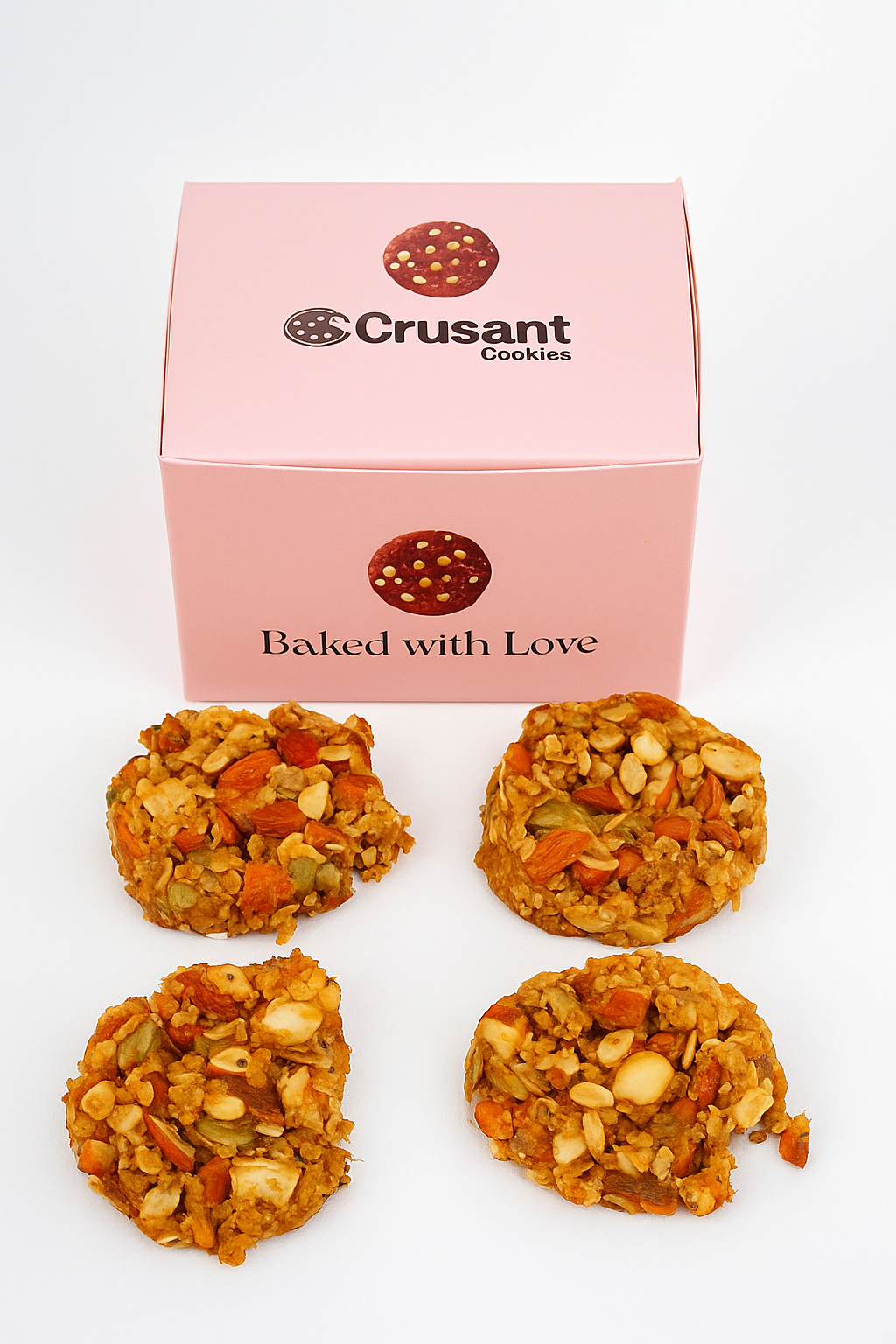 (A) Dry Fruits Cookies (4pcs)